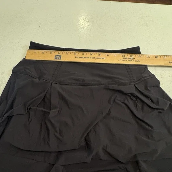 Lululemon Skirt Womens 6 Tall Black Athleisure Workout Gym Tennis Performance - Picture 7 of 9